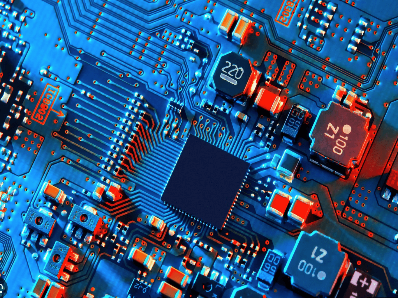 Electronic components stored in controlled low-oxygen environment for protection